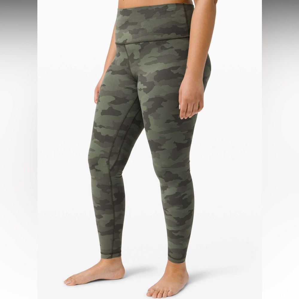 Lululemon Align Pant 28" Heritage 365 Camo Green Twill Multi